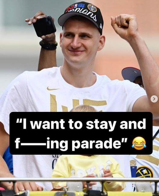 球速体育-冠军游行嗨翻天！马龙成湖人之父 约基奇：游行真香