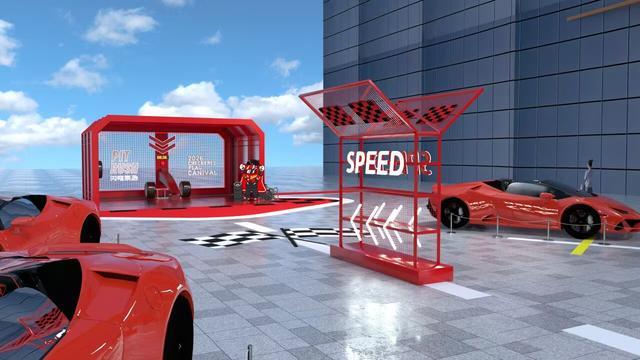 打卡巨型赛车、挑战极速卡丁车!格子旗嘉年华首登宝山滨江,开启春日狂欢